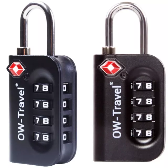 ✅ TSA Approved Travel Locks TSA Padlock TSA Lock TSA Luggage Lock 4 Combination