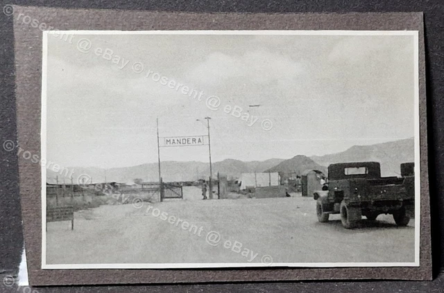 WW2 ABYSSINIAN CAMPAIGN - Mandera Army Camp Kenya/Ethiopia Border Photo ...