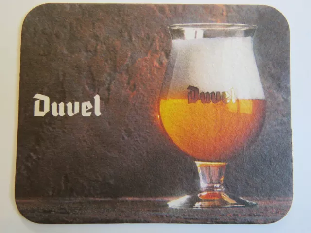 Beer Bar Coaster Duvel Moortgat Belgian Strong Ale ~ Breendonk-Puurs, BELGIUM