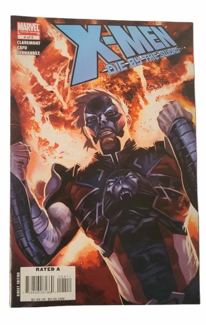 Marvel Direct Edition X-MEN Die By The Sword Comic Chris Claremont Issue #4