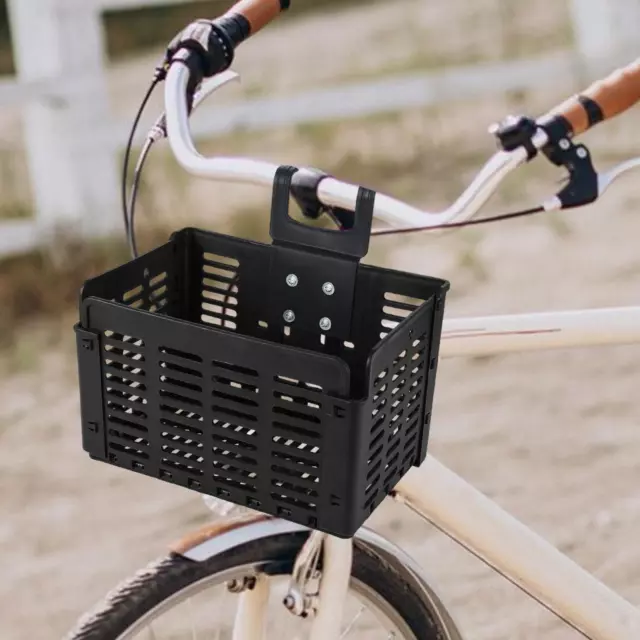 Panier De Vélo Pliable Robuste, Panier De Rangement Avant Et Arrière Pour