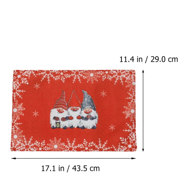 christmas silverware holder Weihnachten Urlaub Tischsets Frohe Weihnachten Tisch 8