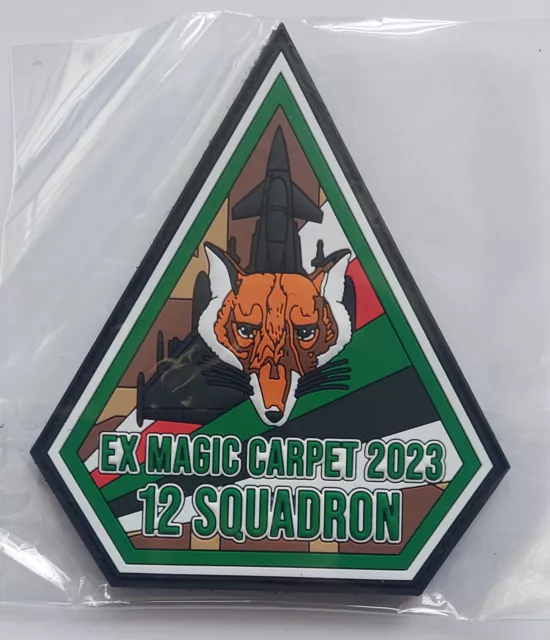 RAF 12 Squadron Qatari AF Magic Carpet 2023 Eurofighter Typhoon Spearhead Patch