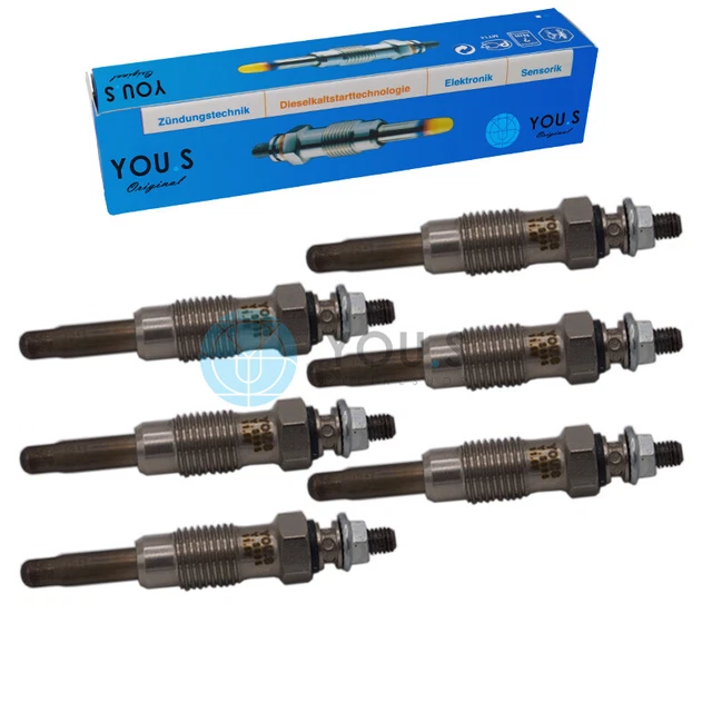 Bougies De Préchauffage Pour Moteur 1.3 Multijet - Lot De 4, Référence 0100276008, Compatible Fiat, Alfa