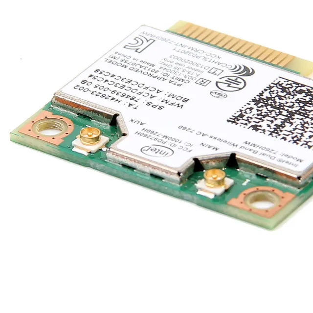 Neueste Version Intel Dual Band Wireless AC 7260 HMW 867Mbps 802.11ac Mini PCIe 2