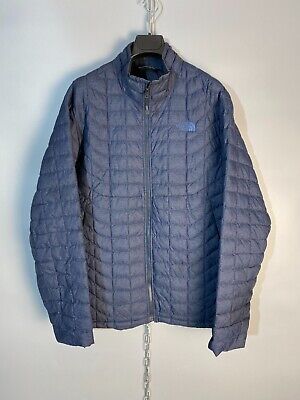 The North Face TNF Mens Blue Full Zip Down Puffer Jacket Size XL