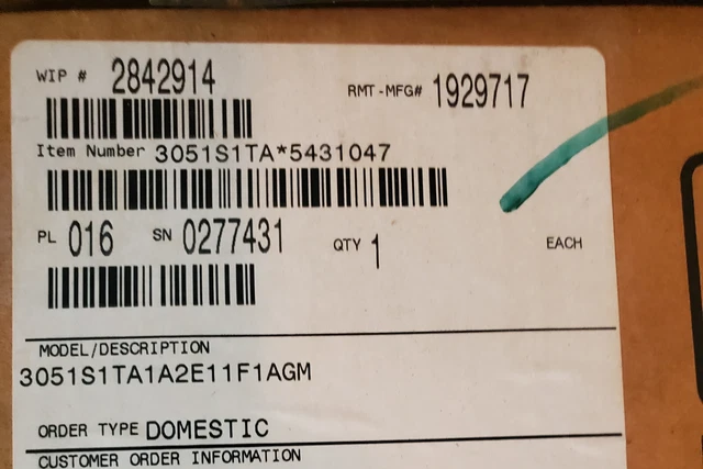 Rosemount 3051S1 Pressure Transmitter
