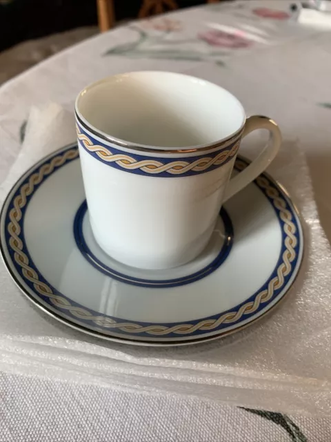 6 Tasses Café Moka Bernardaud Cythère Porcelaine De Limoges Bernardeau Neuf