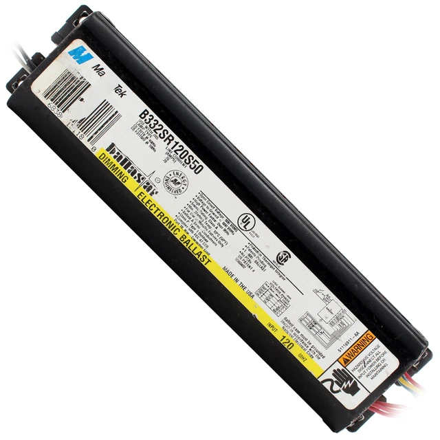 Magnetek B332Sr120S50 3-Lamp Dimming Electronic Ballast, F32T8, F31T8/U, 120V