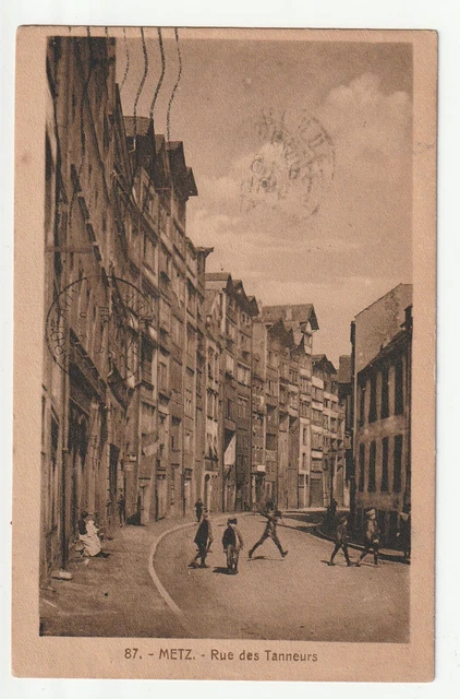 METZ - Moselle - CPA 57 - Rues - Rue des Tanneurs -