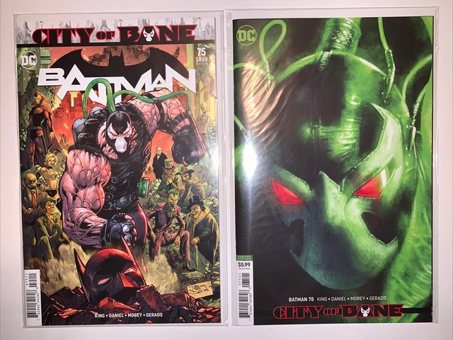 Batman City of Bane #75A, #75B (2019) Tom King Lot of 2 NM Comics BX3