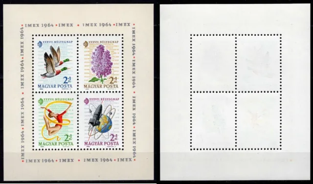 #724 - Ungheria - Foglietto IMEX, 1964 - Nuovo (** MNH)