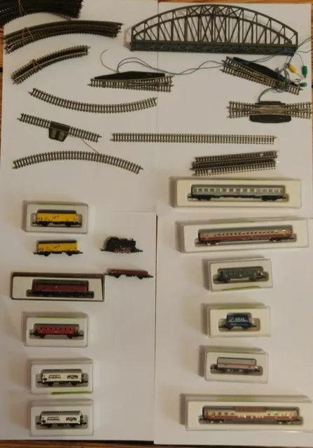 Diverse Lokomotiven, Wagons & Schienen Märklin Spur Z