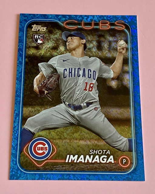 2024 TOPPS SERIES 2 Shota Imanaga RC 442 Blue Foil Variant /999