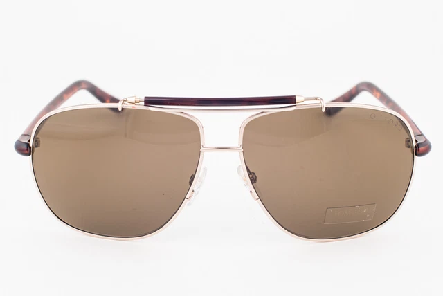 Tom Ford Adrian Gold Tortoise / Brown Sunglasses TF243 28J 62mm 2