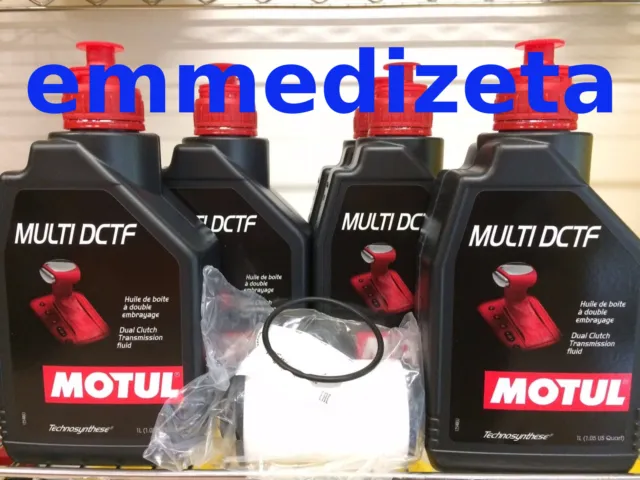 Kit Olio Cambio DSG S-Tronic DQ250 Motul DCTF 6 Lt +  Filtro e oring