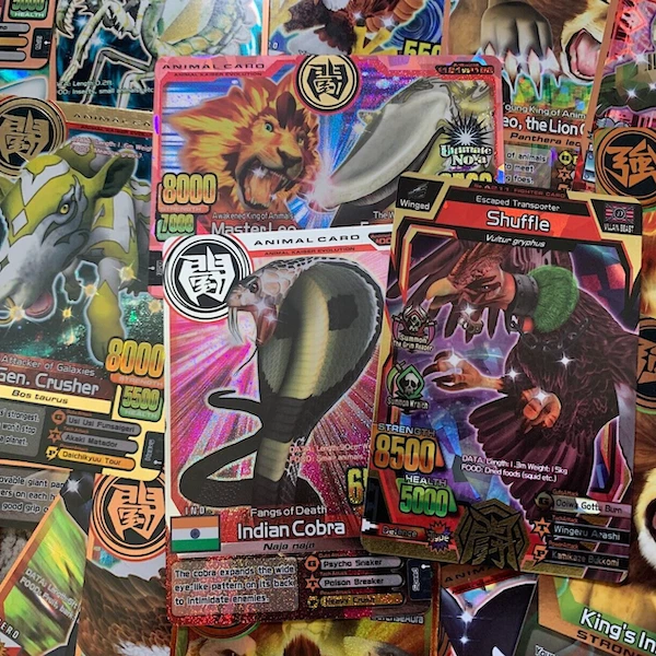 1X NAMCO BANDAI Animal Kaiser ULTRA RARE Card-ONE RANDOM Bronze/Silver/Gold Card 7.49 - PicClick UK 1X NAMCO BANDAI Animal Kaiser ULTRA RARE Card-ONE RANDOM Bronze/Silver/Gold Card 7.49 - PicClick UK