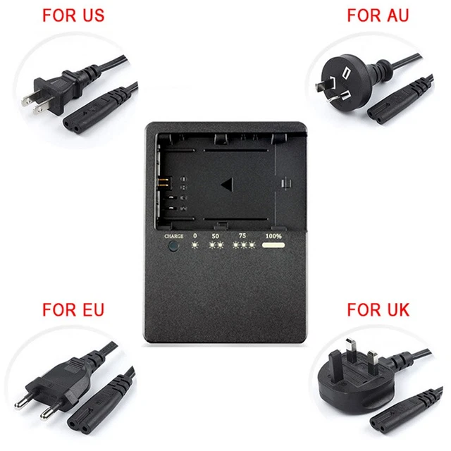 Chargeur Double ENEGON Pour Batteries Canon LP-E6/LP-E6N - 20W Rapide, Écran LCD - Compatible 5D, 6D, 7D, 90D