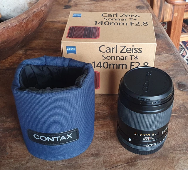 Carl Zeiss Sonnar 140mm f/2.8 T* Lens for Contax 645 Medium Format Camera, Boxed