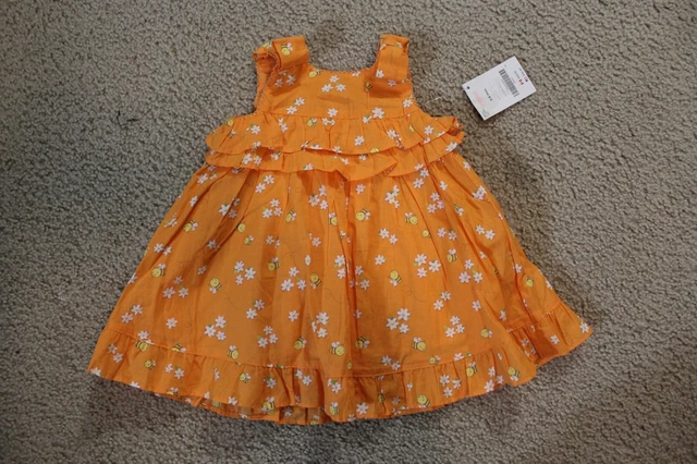 NWT gymboree 2pc.baby girl lemon bumblebee outfit 3-6 months(RARE)
