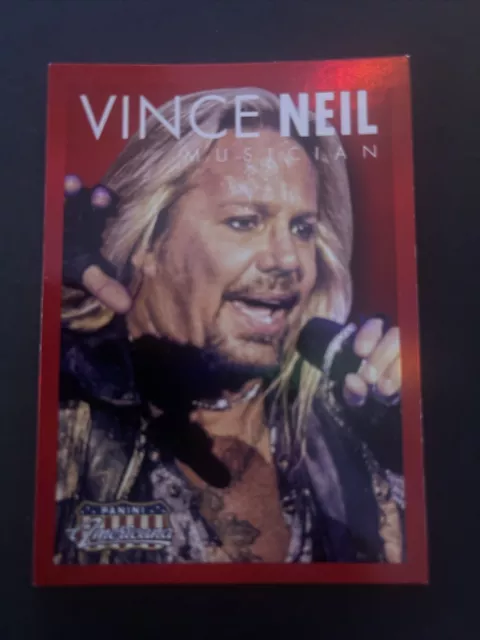 2015 Panini Americana Red #40 Vince Neil