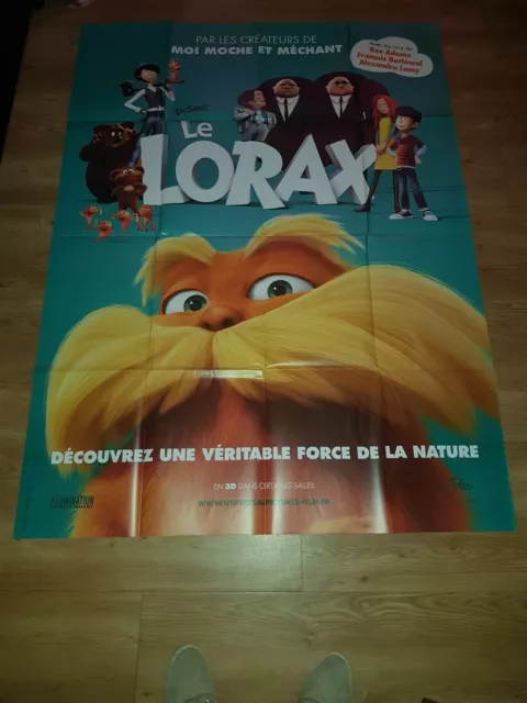 Affiche de cinéma d'époque du film: LE LORAX de 2012 (120x160cm)