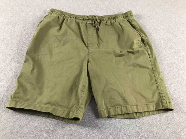 Gap Shorts Mens Size Large Military Green Ripstop Drawstring Elastic Waist