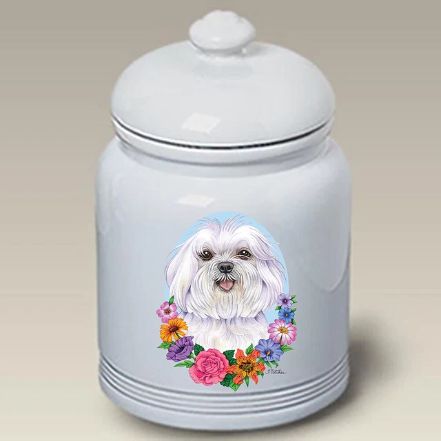 Maltese Ceramic Treat Jar TP 47041