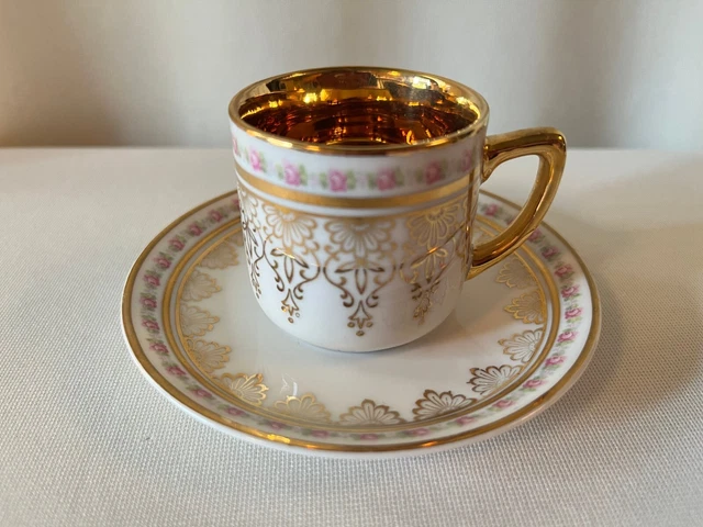 Vintage "Royal Heidelburg" Winterling Bavaria Gold Demitasse Cup & Saucer Vintage "Royal Heidelburg" Winterling Bavaria Gold Demitasse Cup & Saucer