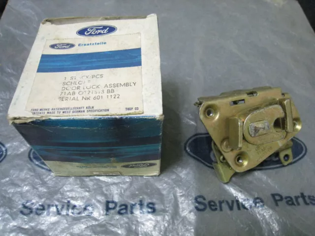 Mk1 Escort Mexico Rs2000 Twin Cam Genuine Ford Nos L/H Front Door Lock Assy