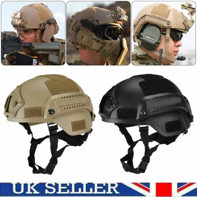 Military Tactical Gear Airsoft Paintball SWAT Base Jump Protective FAST Helmet