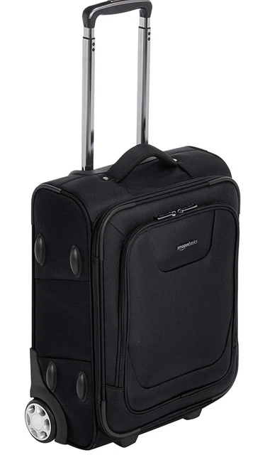 Amazon Basics YMX06-2 Spinner Suitcase with TSA Lock - 23-Inch, Black