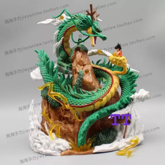 Anime Dragon Ball Figures GK Shenron Son Goku 7.8" PVC Model Statue Toy