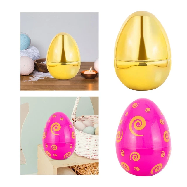JUMBO FILLABLE EASTER Egg Large Easter Egg Decorative for Yard Game £9.