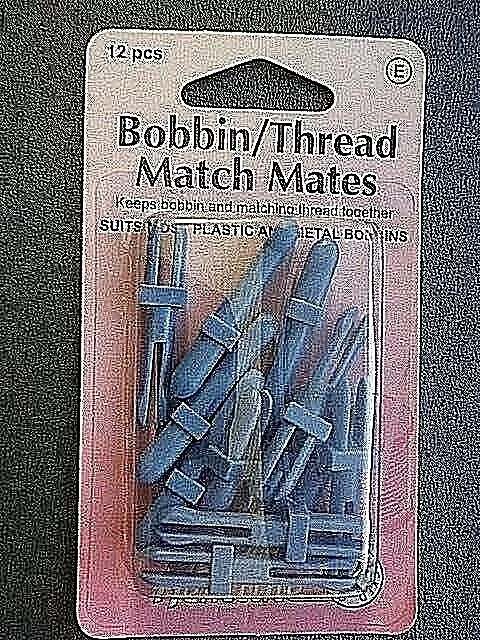 Hemline 12  Bobbin / Thread Match Mates Spools & Bobbins Neat Threads Organizers