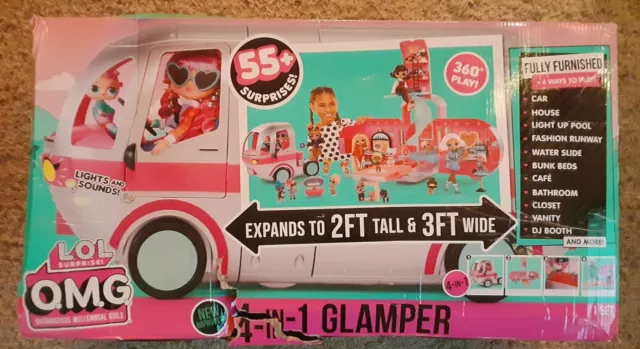 LOL Surprise OMG 4-in-1 Glamper Fashion Camper with Accessories
