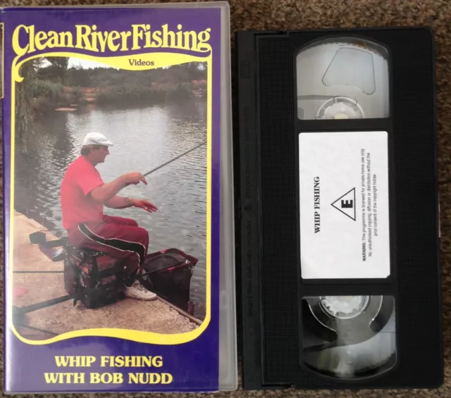 6 CLEAN RIVER Fishing VHS Videos (+ Treasures of El Dorado, Bob