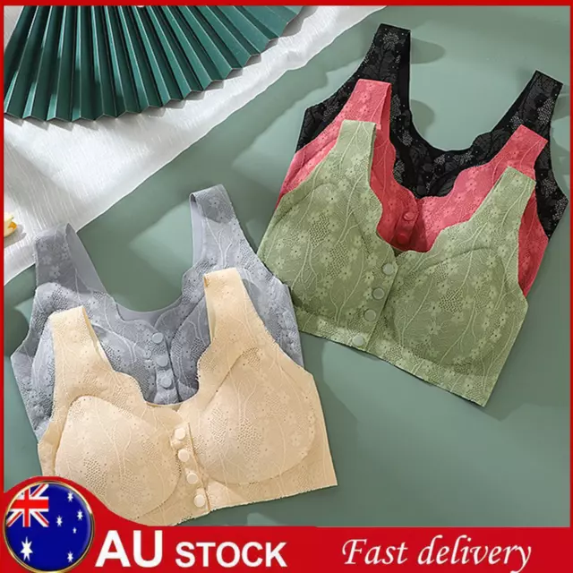 Front Button Bras for Women Bra Closure Shaping Bras Comfortable Breathable AU