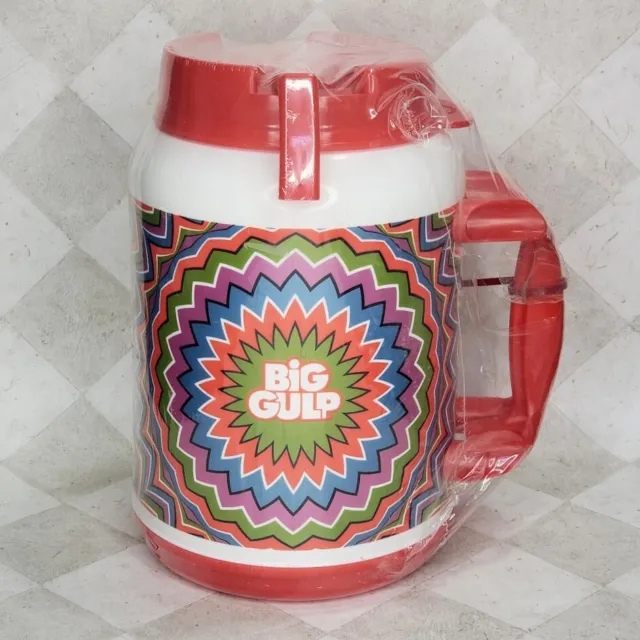 Vintage XTREME GULP Seven Eleven 52 Oz 1.5 Travel Mug Cups Plastic Made in  USA Alladin 