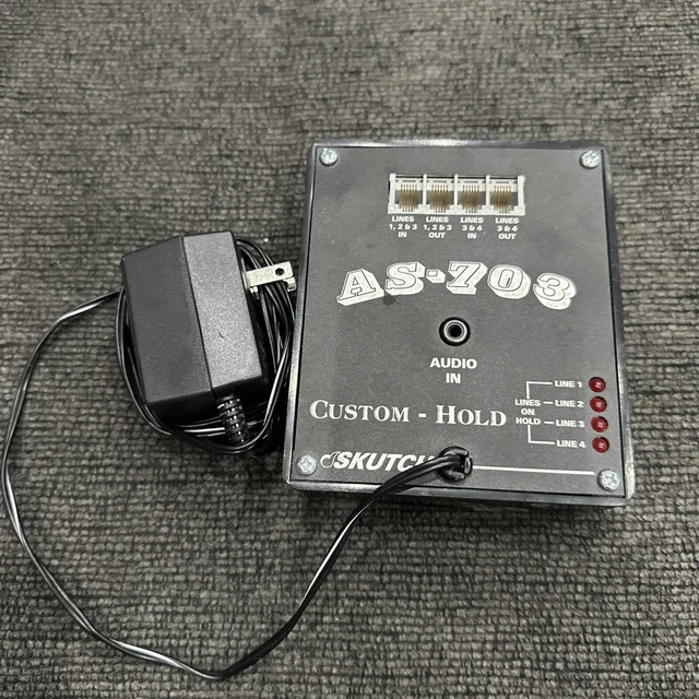 Skutch Electronics AS-703A Vintage RARE Adapter Music On Hold