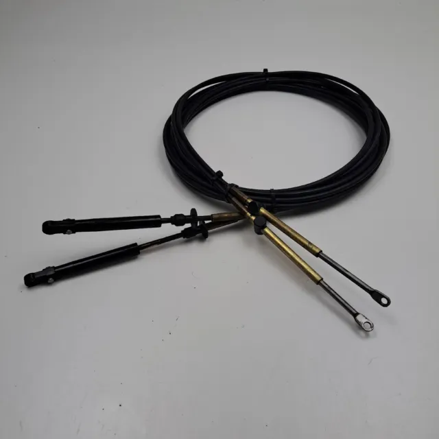 Johnson Evinrude OMC Outboard Throttle Shift Control Cable Set 17ft. long