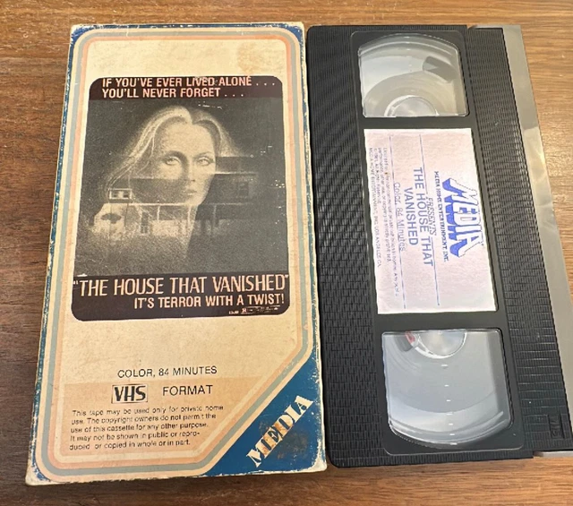 THE HOUSE THAT Vanished VHS VCR Video Tape Used Orange Media Release