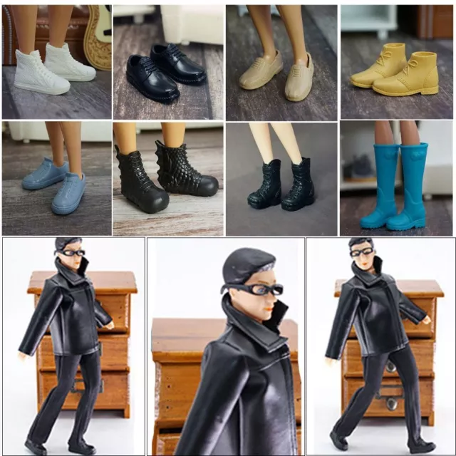 2.2cm Fashion Long Knees Boots Accessories Hero Dolls Boot Doll Shoes Socks