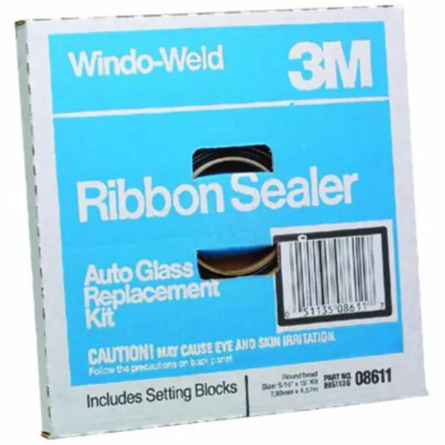 Window-Weld™ Round Ribbon Sealer 08611, 5/16" x 15' Kit