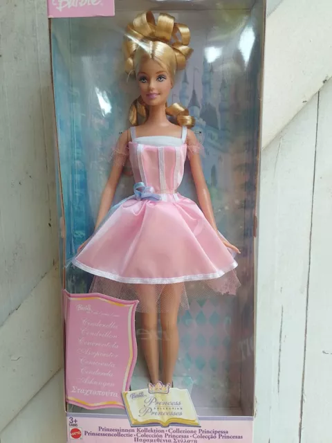 RARE 2003 Barbie Princess Collection Cinderella Doll Toy - Brand New