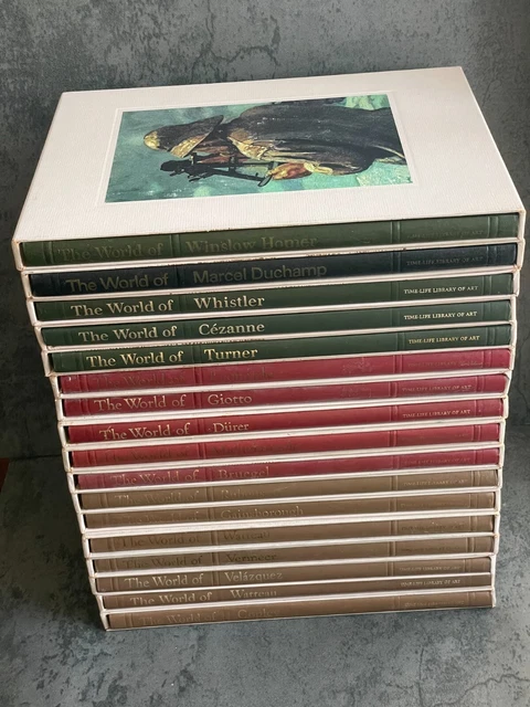 VTG 60'S TIME-LIFE Library The World of Art Books Set of 16 Volumes w ...