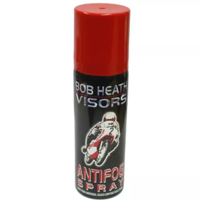 Bob Heath Visors Anti Fog Motorcycle Motorbike Helmet Visor Mist Spray 50ML