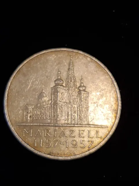 Amazing And Exotic SILVER - WORLD Coin - 1957 Austria 25 Schilling