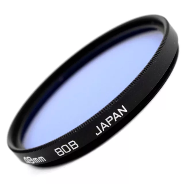 Hoya 49mm Lens Filter 80B Colour Balancing Correcting Cool Down