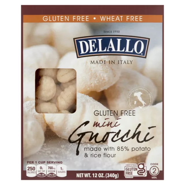 Delallo Gnocchi 12 oz (Pack of 6)